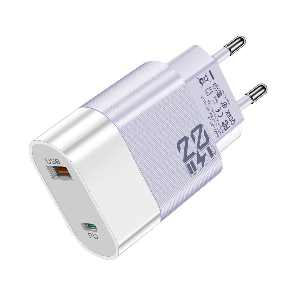 Зарядное устройство USB Type C 20 Вт Зарядное устройство для быстрой зарядки Адаптер питания Quick Charge QC 3.0 для iPhone 15 14 Pro Samsung Xiaomi Зарядное устройство для телефона