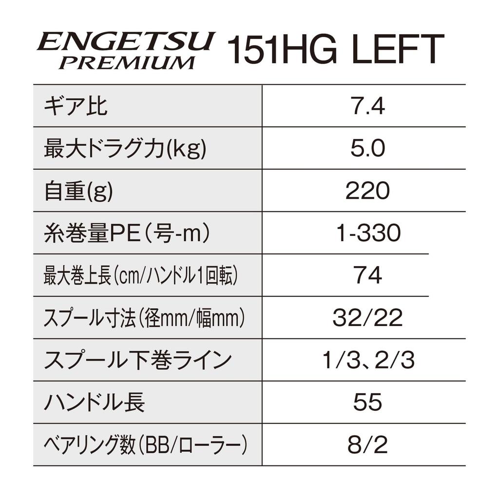 SHIMANO 23 Энгецу Премиум 151HG