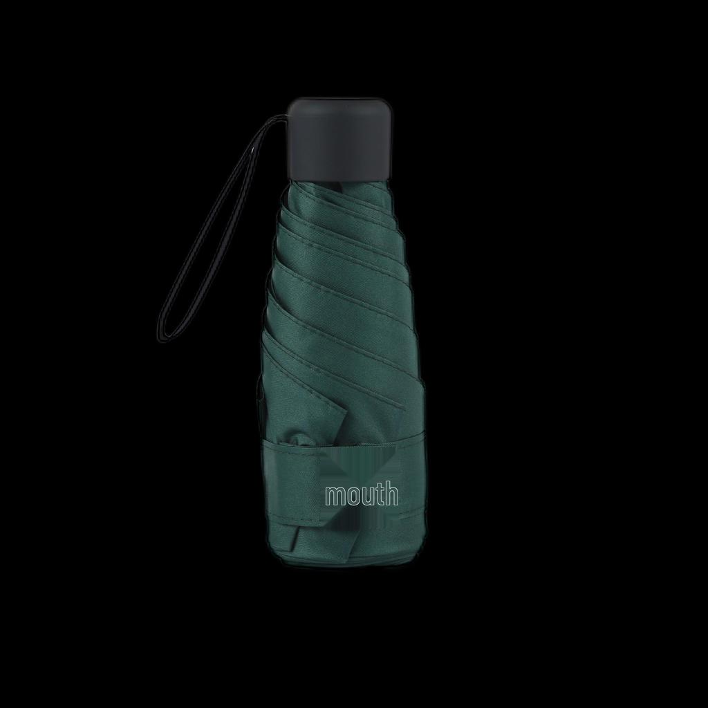 Компактный зонт двойного назначения с УФ-защитой от солнца и дождя, портативный складной солнцезащитный козырек с принтом