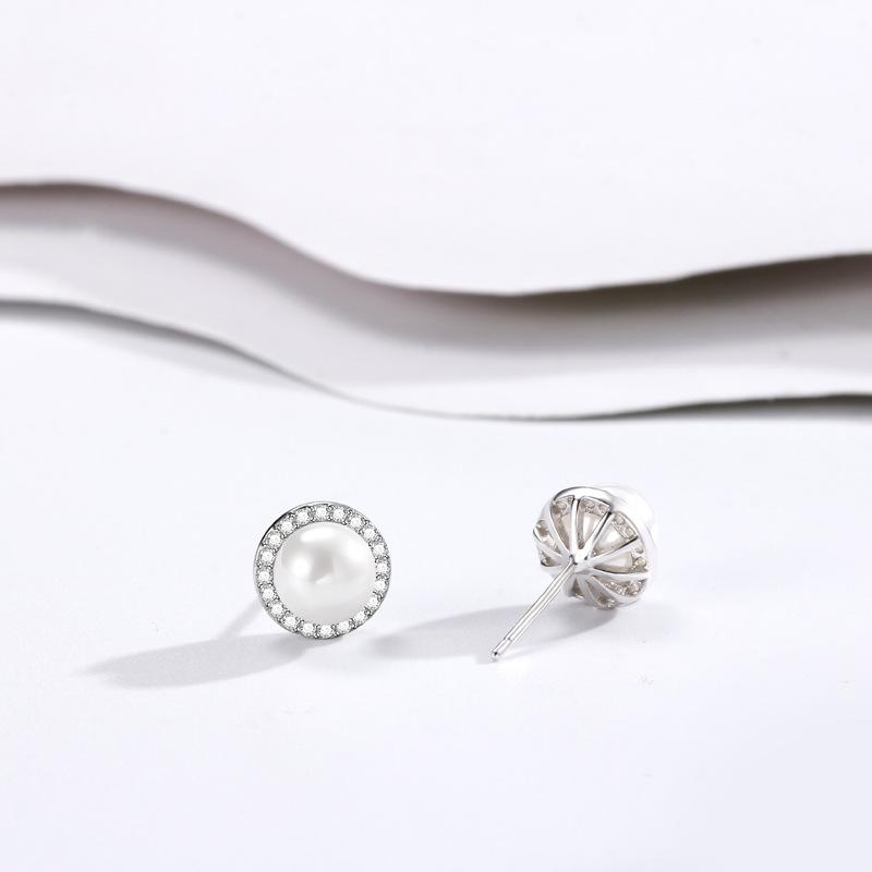 Новые серьги-гвоздики с жемчугом, высококачественные серьги, легкие роскошные серьги Ins, ювелирные изделия с нишевым дизайном