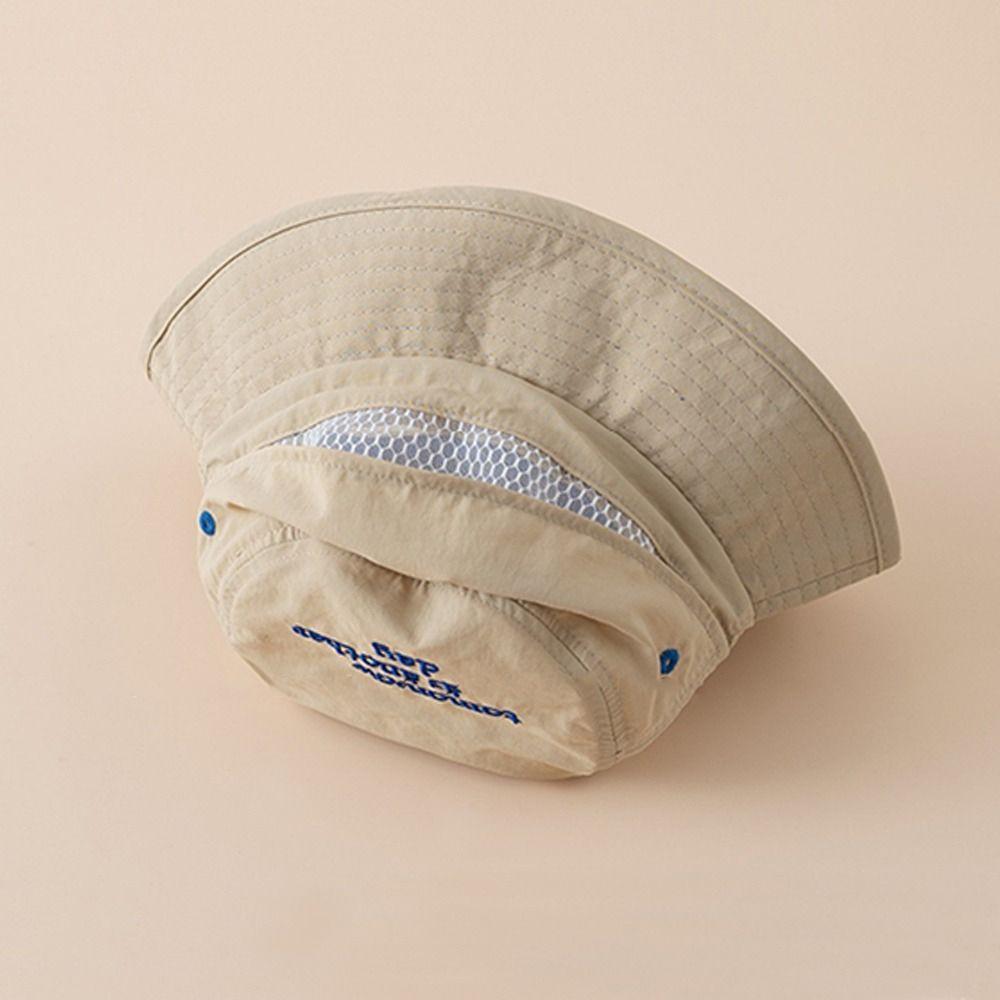 Детская шляпа-ведро с защитой от ультрафиолета, милая пляжная кепка, уличная панама, шляпа для маленьких девочек и мальчиков