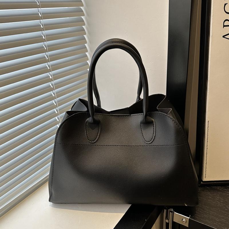 Red Color Large Size Women Handbags Retro Pure Color Shoulder Shopper Tote Bag Luxury Designer Handbags KTY