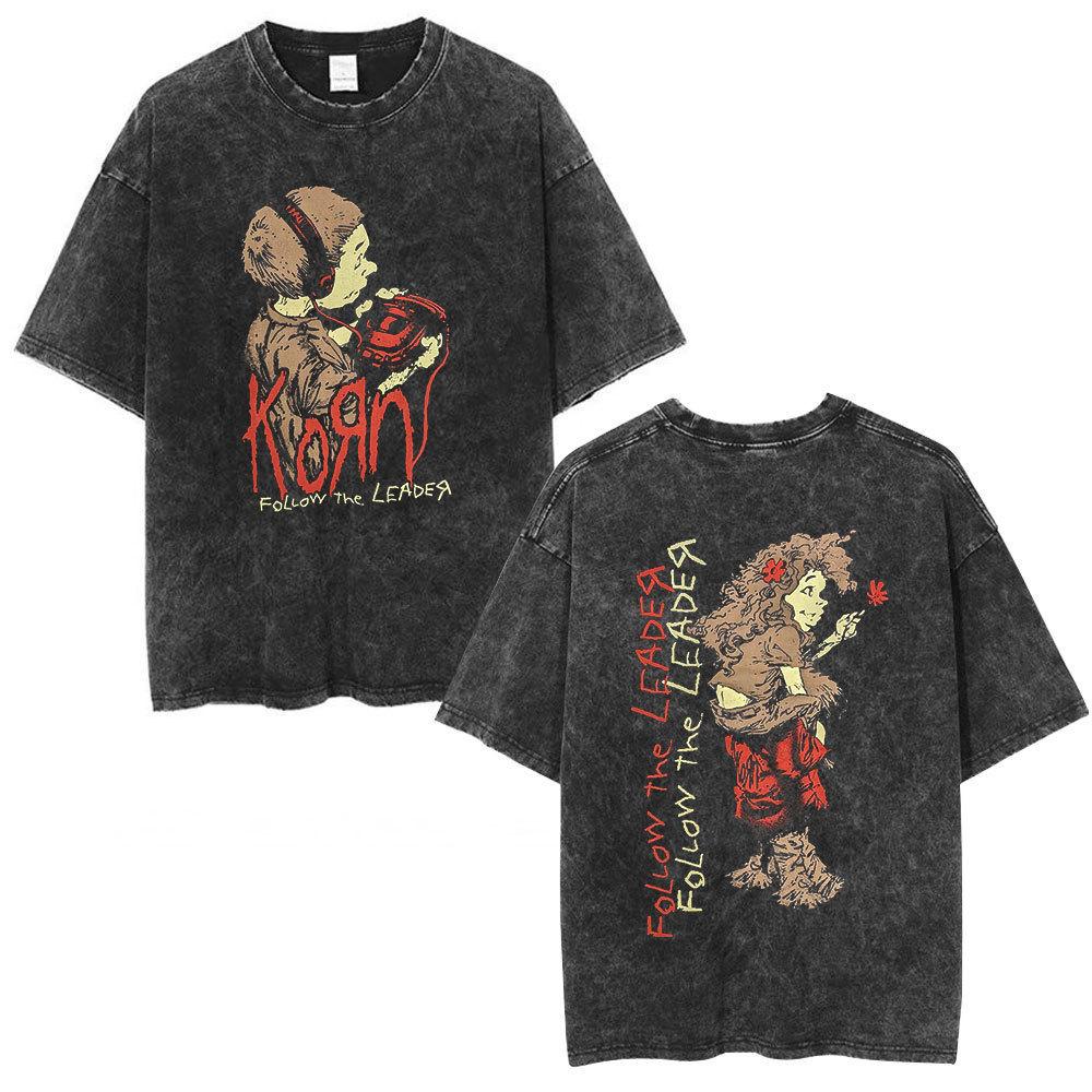 Футболка Cohen Skeleton Wings Black Washed с рисунком Metal Gothic Rock Band, топ, мужские и женские универсальные хлопковые футболки