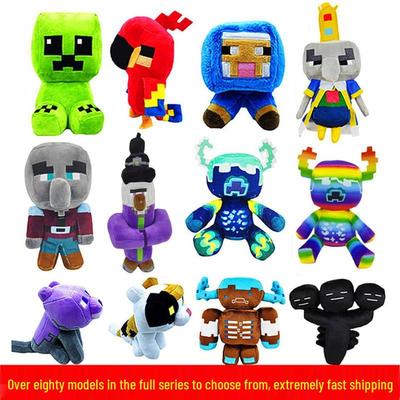 Новые плюшевые игрушки Майнкрафт: Пчела, Дельфин, Аксолотль, Панда Мягкие игрушки