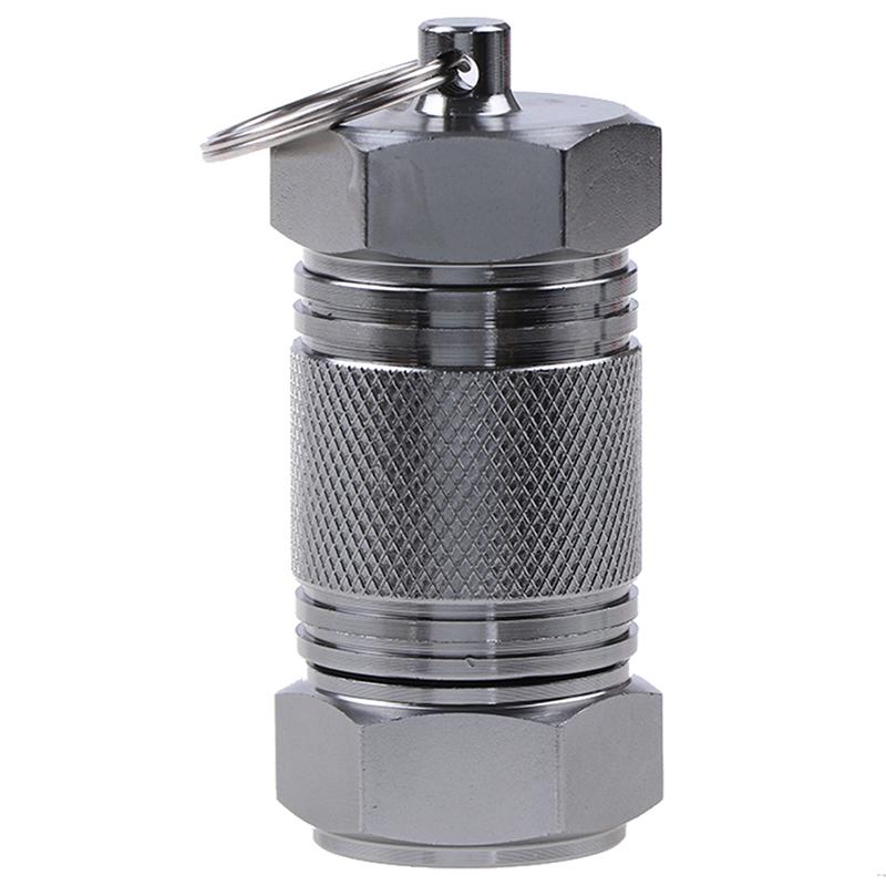 Водонепроницаемый герметичный резервуар, алюминиевый капсульный контейнер, органайзер для лекарств, карманные чехлы для таблеток для наружного хранения бутылок для экстренной медицины