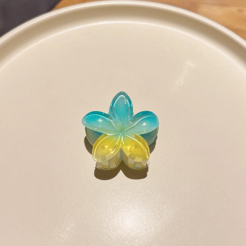 Plumeria Candy Color Fairy Hair Clip - Elegant Shark Clip Accessory