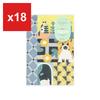 MIDORI Yuru-Log Casual Notebook, B6 - Cat Pattern
