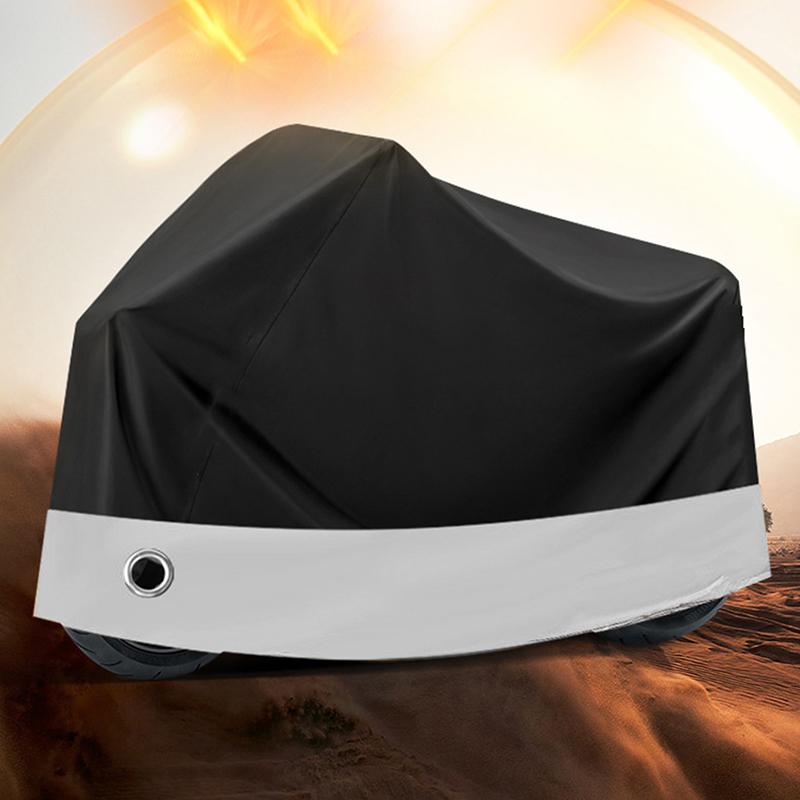 Waterproof Fabric Cover UV Protective Outdoor Motorcycle Cover Dustproof All Season Electric Scooter Hood Motorcycle Accessories