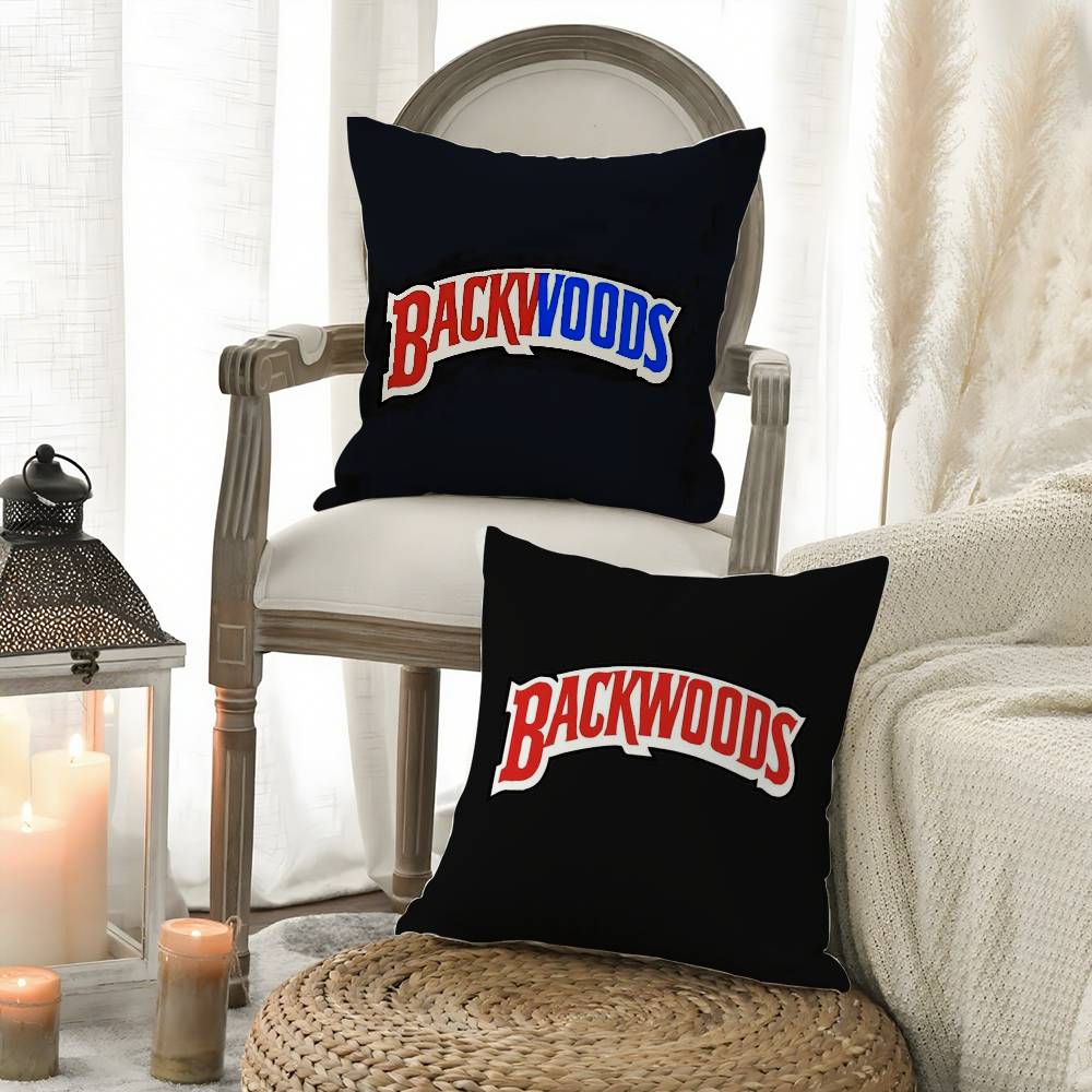 Наволочка для подушки Bulma B-Backwoods, для дома, общежития, спинки стула, короткий плюш, двусторонняя печать, подушка для дневного сна в офисе
