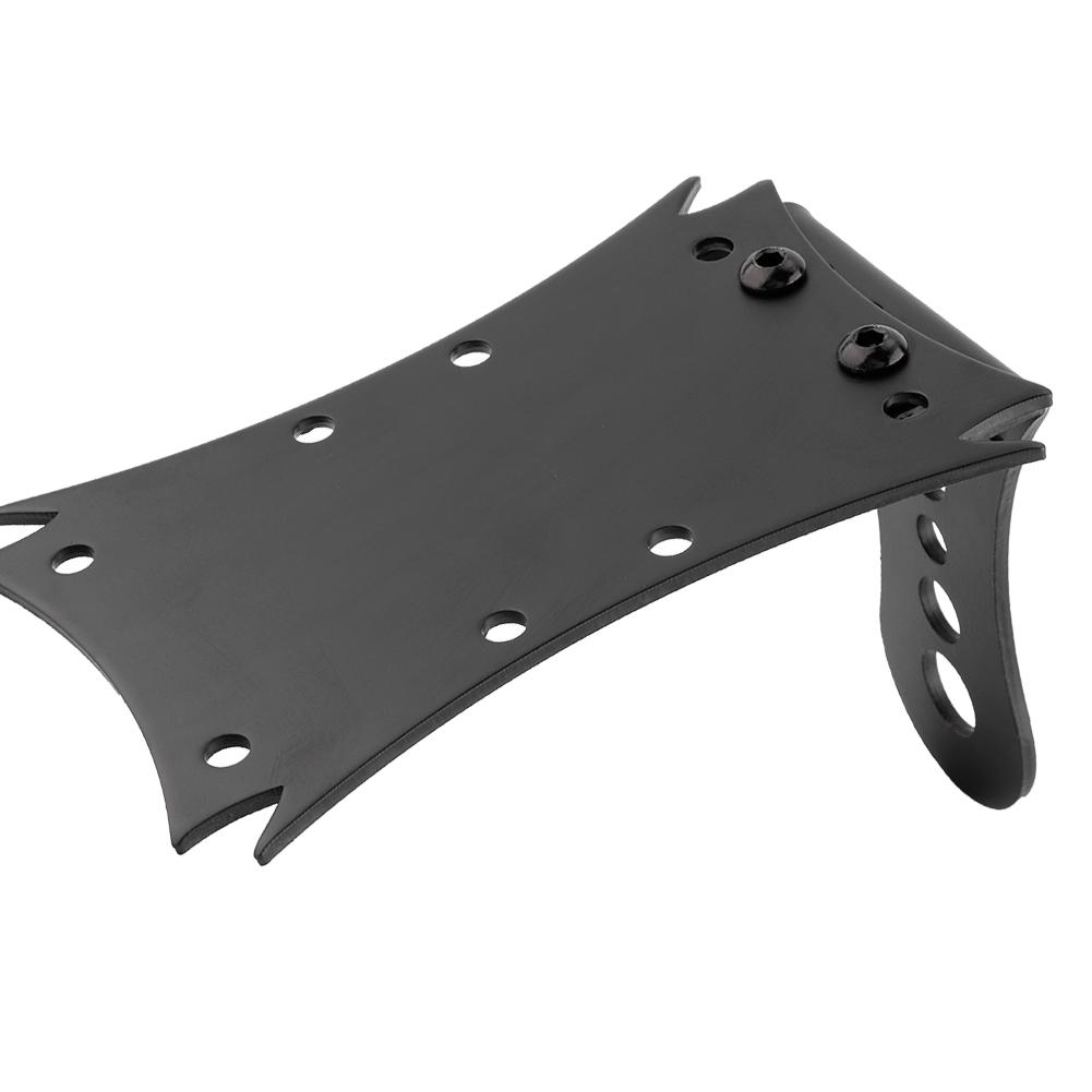 Motorcycle Retro Side Mount License Plate Tag Holder Bracket