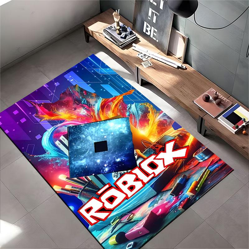 Roblox Art Design Carpet suitable as a non-slip mat for the living room or bedroom sofa