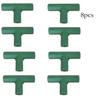 8pcs 11mm Plastic Garden Plant Awning Joints Connector Frame Greenhouse Bracket Parts