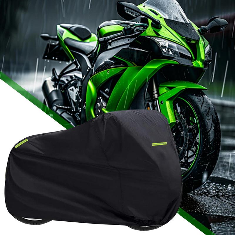 Heavy Duty Motorcycle Cover Heavy Duty Waterproof Scooter Shelter Protection Night Reflective Powersports Accessories For
