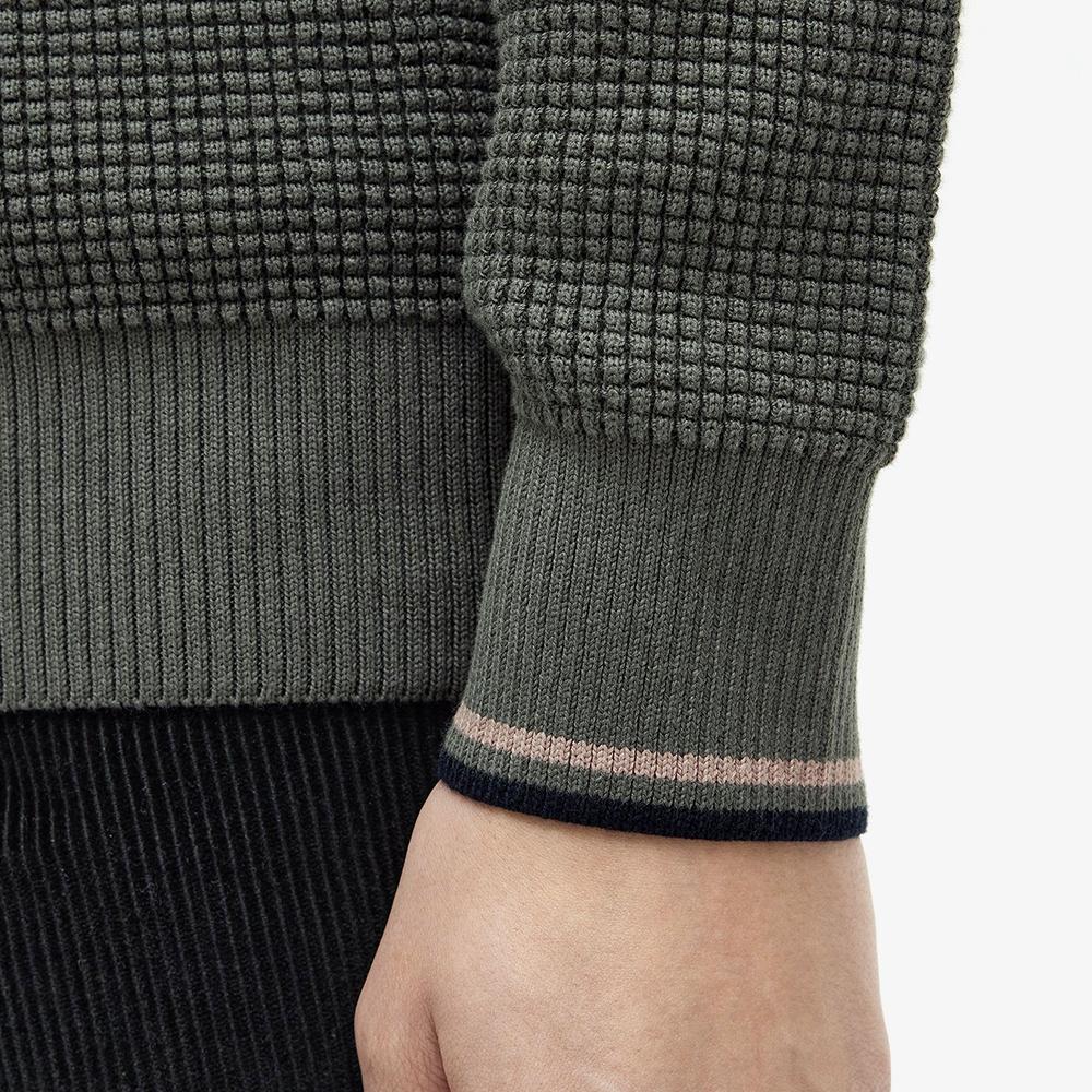 Fred Perry [Острый] Вязаный джемпер с вафельным узором (638) Afpm2436507-638