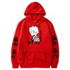 Japanese Anime Kaminari Denki Hoodie Loose Fitting Hoodie Thick Wool Letter Graphic Printing Sweatshirts Fleece Hoodies