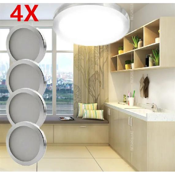 4PCS LED 12v Camping Car Ceiling Lamp RV Reading Lamp Boat Camper Trailer RV Interior Lamp Car Interior Lights For Car Home