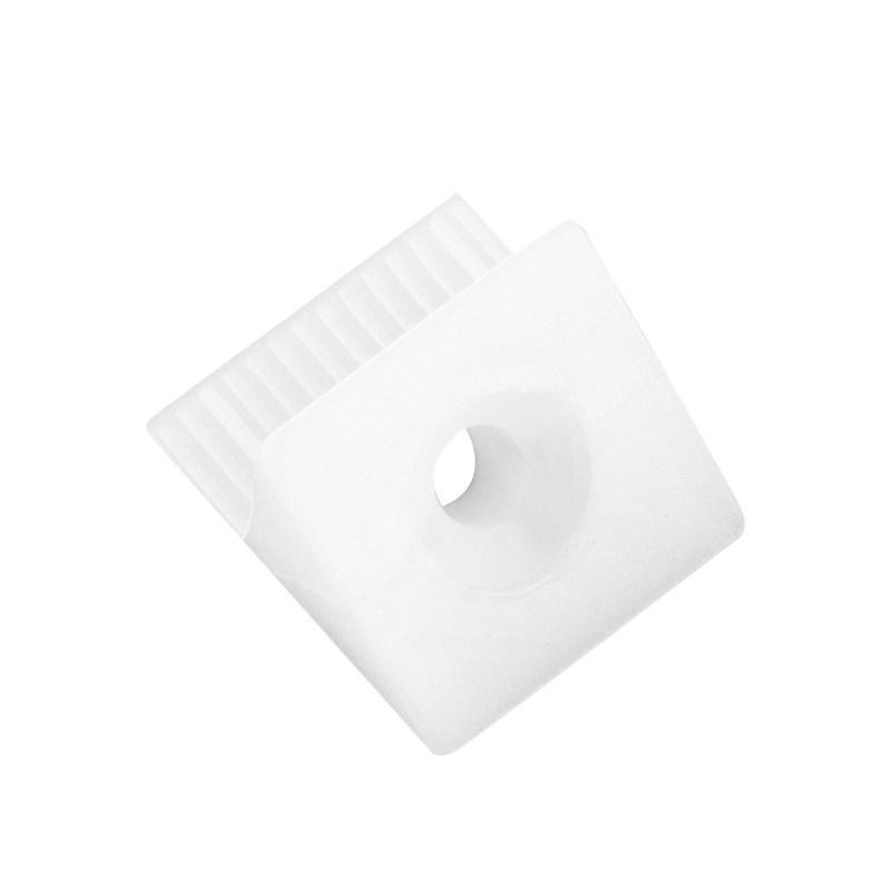 Right Angle Plastic Bracket with Self-Tapping Screw for Cabinet/Wardrobe