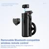 Мини магнитный монопод для селфи с Bluetooth-совместимым пультом, вращение на 360 градусов