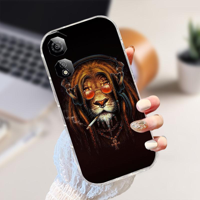 Чехол для ZTE Nubia Neo 2 5G NubiaNeo2 Мультяшное Животное Мягкий Силикон ТПУ Прозрачная Крышка Для Nubia Neo2 Z2352N Прозрачный Чехол Для Телефона