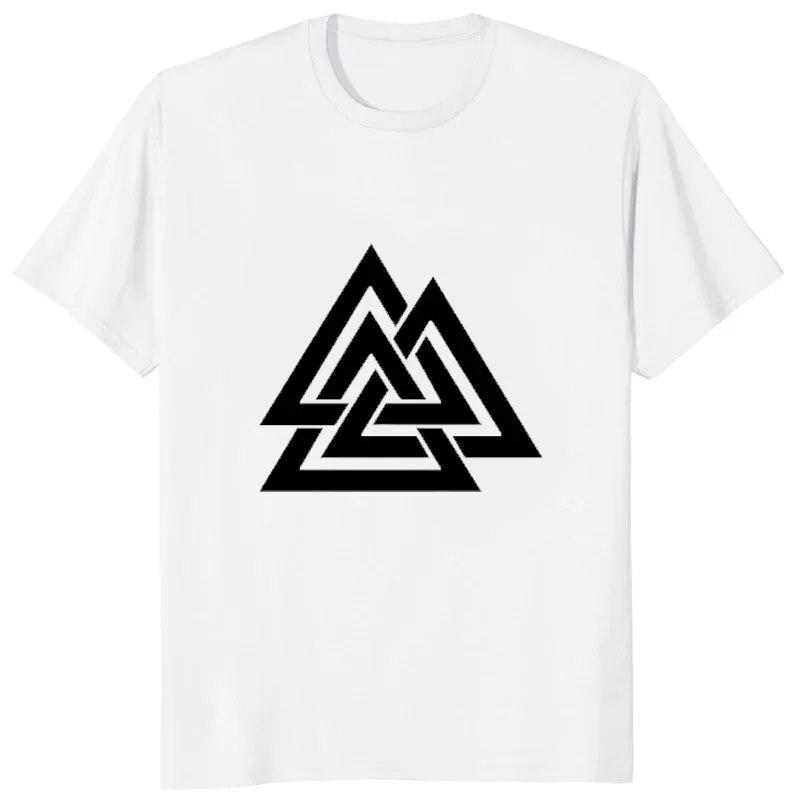 Футболка унисекс с принтом VALKNUT SYMBOL RUNE NORDIC Viking Asatru Odin Tyr Norse Runes, женская футболка, лидер продаж, повседневные модные футболки унисекс