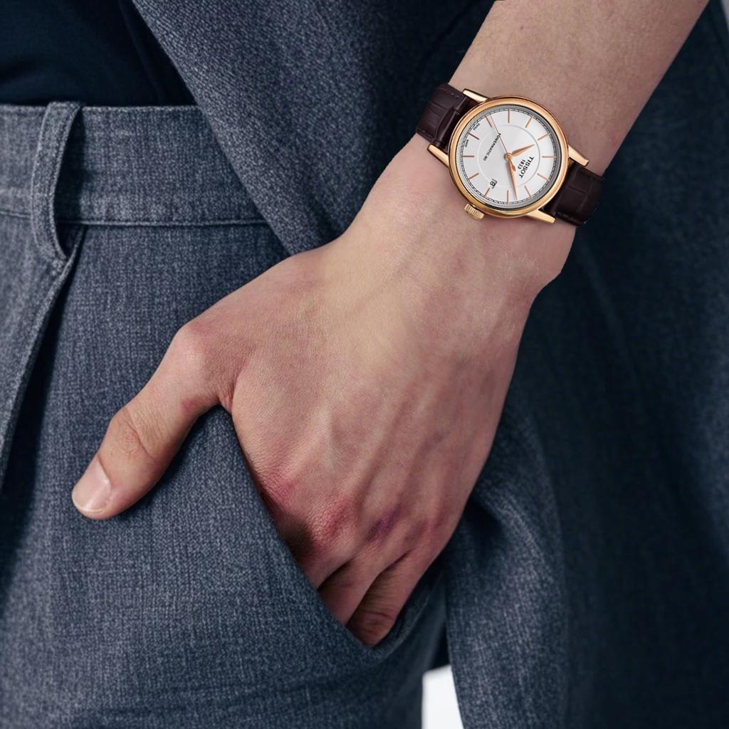 Tissot Kason Zen I Коллекция Автоматический Механический Механизм Мужские Часы Часы 40мм Белый Циферблат T085.407.36.011.00