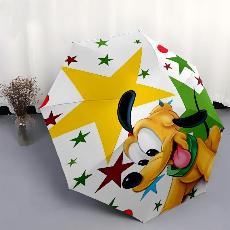 Pluto Star Automatic Umbrella - Tri-fold Portable Umbrella, Best Holiday Gift for Men and Women, Durable Iron Frame, Playful Design, Sturdy
