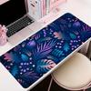 Gamer Antislip Mouse Pad Large Anime Desk Mat Gaming Accessories Computer Mousepad Extended Green Tropical Plants Keyboard Mat