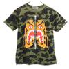 Camouflage Pattern Tiger Short Sleeve T-shirt S Camouflage Men's Used