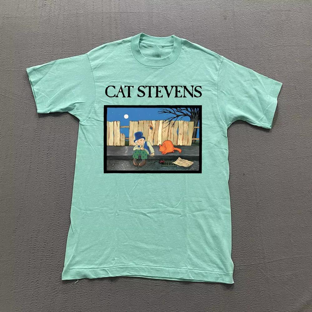Rare Cat Stevens Album Unisex Green T Shirt Size S-5XL Unisex T-Shirt