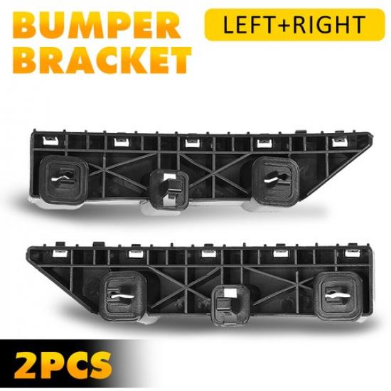 Fit For 2013- Nissan Pathfinder Pair Front Outer Bumper Brackets Black 2PCS