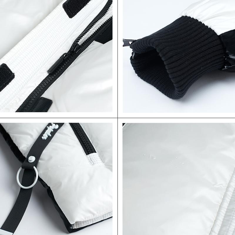 Gasman 2022 New Brand Warm High-quality Winter Jacket Women Short Splice Color Parkas High Collar Hooded Women's Jackets 81727