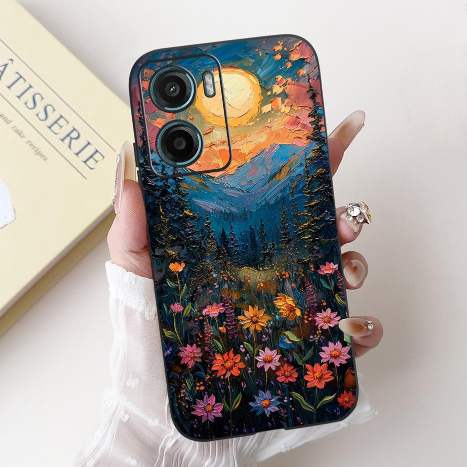 For Motorola Moto G05 4G Case New Luxury Candy Painted Cover Soft TPU Matte Phone Case For Motorola G05 G 05 MotoG05 Fundas Bags