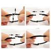 12PCS Anti-Drop Bathroom Curtain Rings Circular Curtain Rings Hanging Rings  Bathroom Accessories