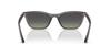 Темные линзы ширина 0RB4474D солнцезащитные очки Ray-Ban, унисекс, оправа/прозрачно-серый, линза/серый градиент, 54 мм,