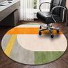 Nordic Round Carpet for Living Room Bedroom Non Slip Area Rug Office Chair Mat Home Decor