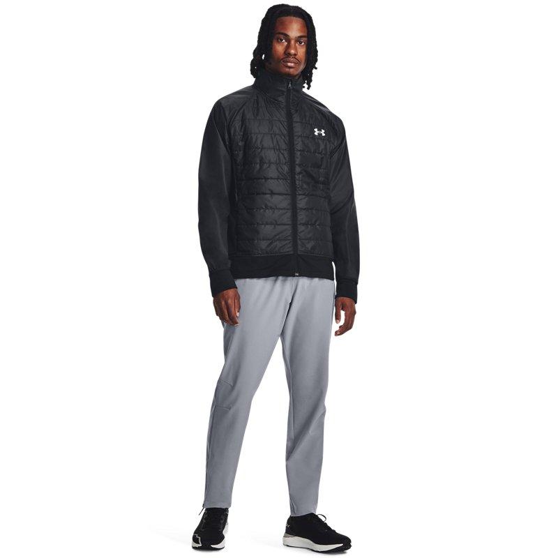 Under Armour Куртка Launch Solid с воротником на молнии Мужские куртки Черный 1380868-001
