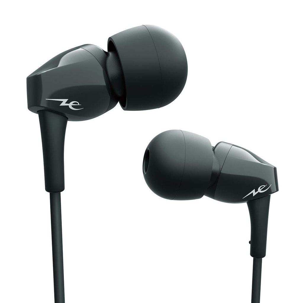 Radius HP-NEF11 Earphones: Ne Dynamic Driver Wired In-Ear Headphones, Small, Compact, HP-NEF11K (Black)