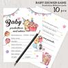 10шт Baby Shower Секс раскрыть Baby Secret Party Game Card День рождения Атмосфера