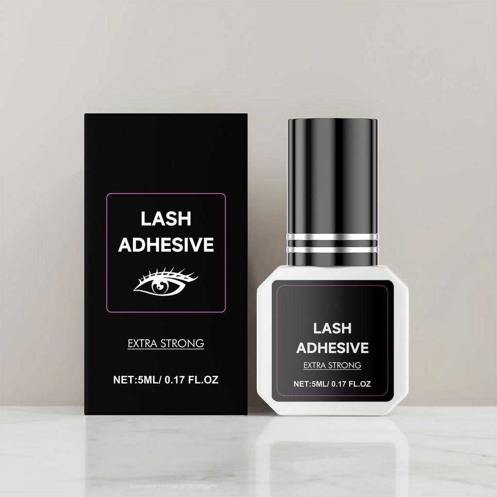 Ultra-strong Eyelash Glue Dries In Seconds And Maintains Long-lasting Adhesion For Various Types Of Eyelash Extensions 5ML