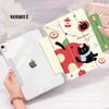 3-Fold Magnetic Detachable IPad Air 6 5 Case With Cat Design 10.9 Inch Shockproof Cushion Cover