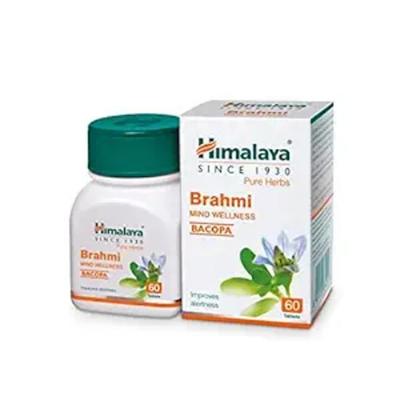 Wellness Pure Herbs Brahmi Mind Wellness | Улучшает бдительность | Упаковка из 60 таблеток