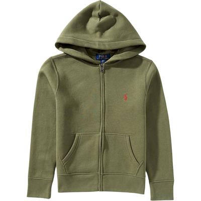 Куртка Polo FW25 Логотип Флис С капюшоном Полная молния Длинный рукав Детские куртки 323799360-053