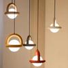 Современный подвесной светильник в виде воздушного шара со светодиодным стеклом, прикроватная люстра в скандинавском стиле для спальни, гостиной, столовой, лестницы, дома, подвесная лампа G4
