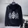 8602 CHROME HEARTS 2025 New Spring and Autumn Plus-size Thin Style Classic Style Logo Hooded Sweatshirt for Couples