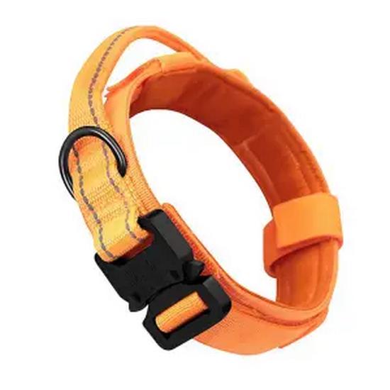 Sturdy Tactical Anti-Escape Dog Collar & Leash for Medium/Large Breeds - Malinois, Golden Retriever, German Shepherd, Hunting Dogs.