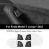 For Tesla Model Y Juniper 2025 Car Gear Shift Cover Steering Wheel Lever Protection Steering Wheel Gear Shifter Protector Cover
