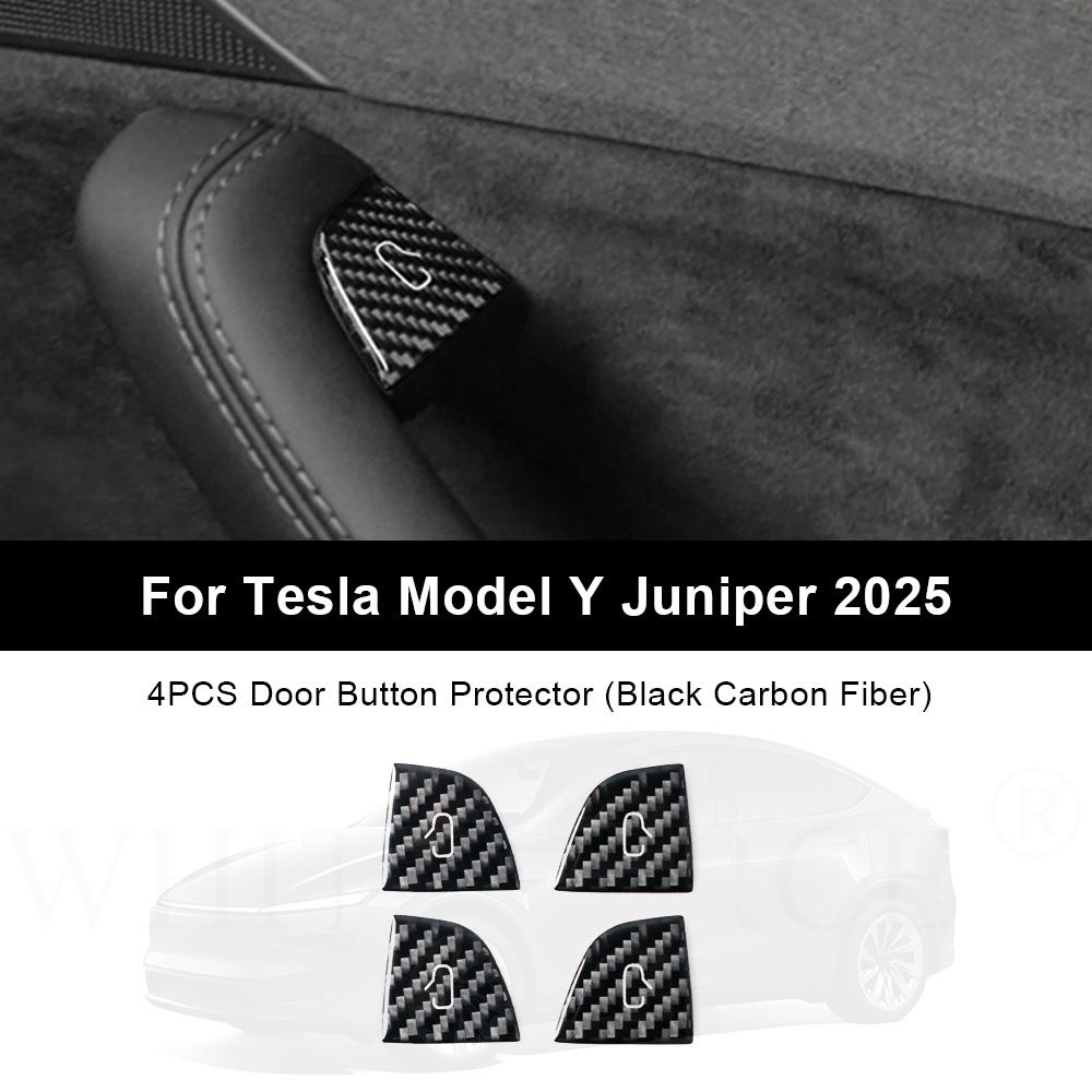 For Tesla Model Y Juniper 2025 Car Gear Shift Cover Steering Wheel Lever Protection Steering Wheel Gear Shifter Protector Cover