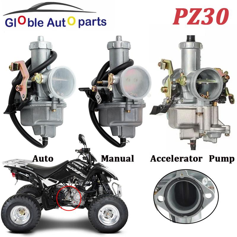 PZ30 30мм Для Keihin ABM IRBIS TTR 175CC 200cc 250cc KXR 250 KXR 250 MAXXER 250/300 MXU 300 Модификация мотоциклетного карбюратора
