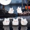 6Pcs Luminous Cartoon Cat Animal Miniatures Glow In the Dark Ornaments Fairy Garden Decoration Moss Terrarium Micro Landscape