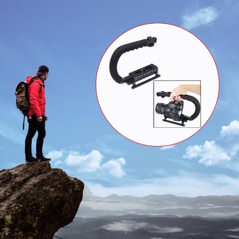Стабилизатор для камеры смартфона Складная ручка-держатель Ручной видеориг Совместимость со всеми экшн-камерами Видеокамерами 4K